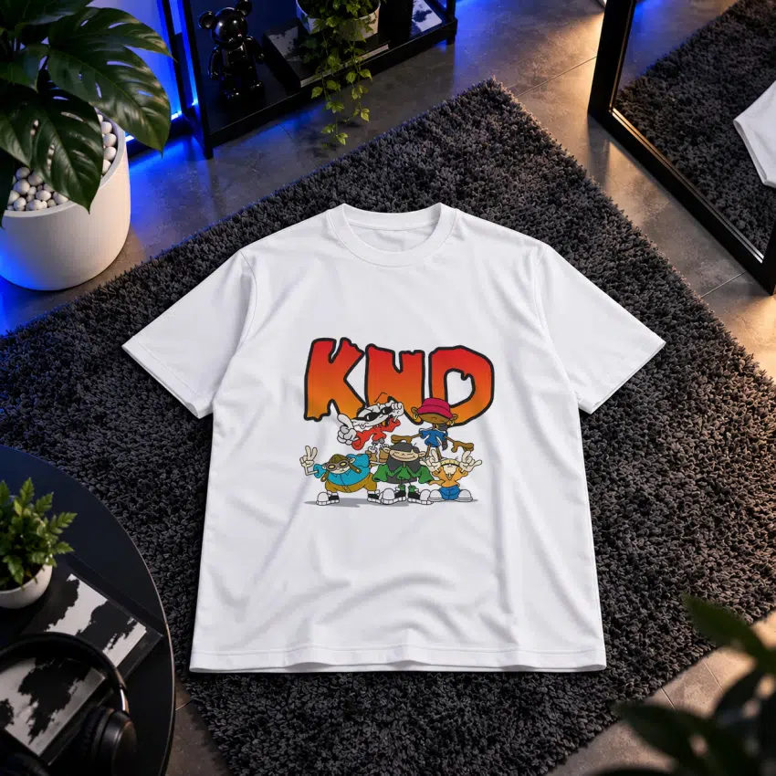 تیشرت کارتون کودکان همسایه طرح گروه KND