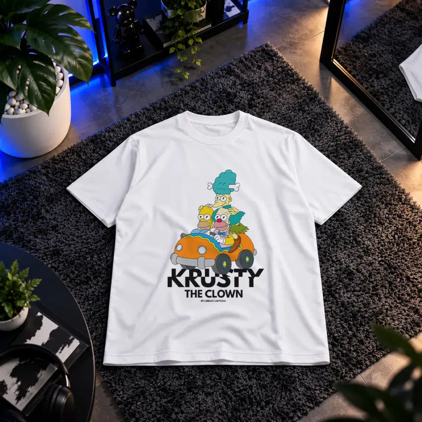 تیشرت سیمپسون‌ها طرح کراستی دلقک (Krusty)
