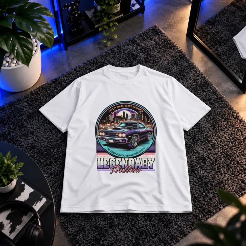 تیشرت ماشین عضلانی کلاسیک طرح Legendary Edition