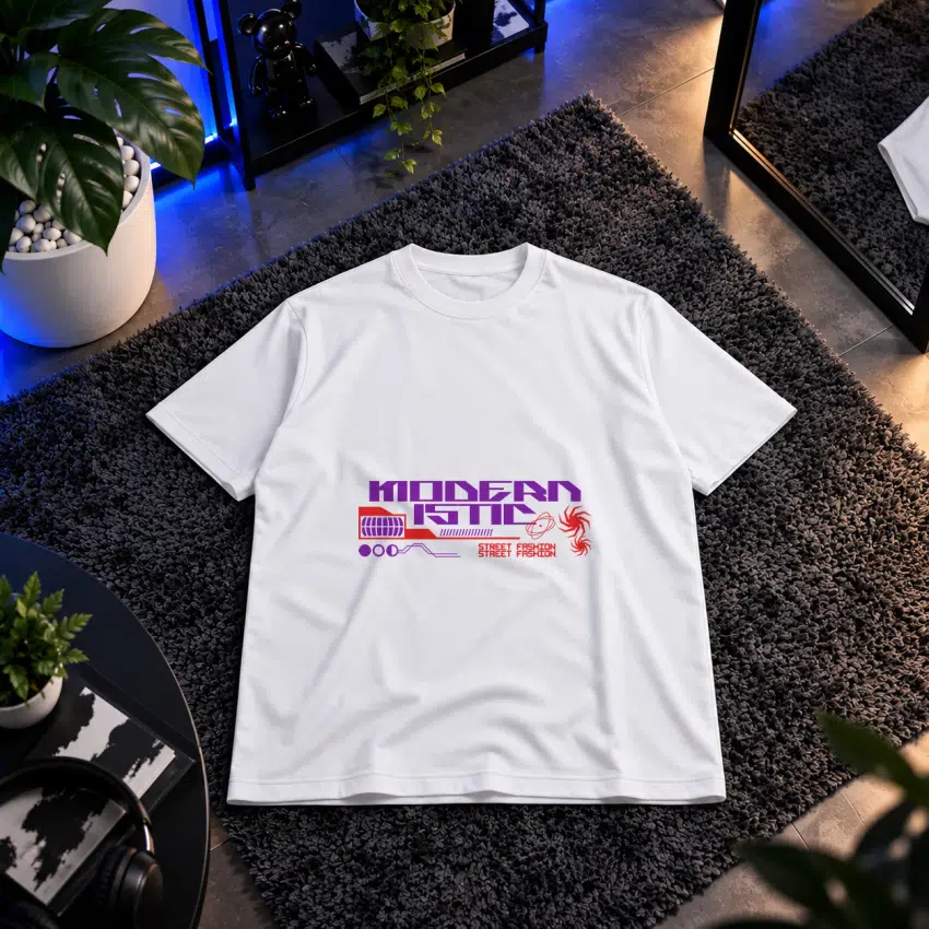 تیشرت تایپوگرافی Modern Mystery طرح رترو