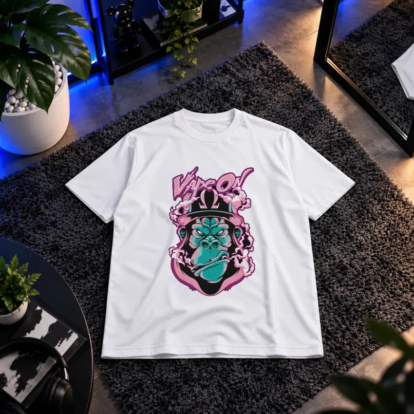 تیشرت قلب آناتومیک طرح Vape On