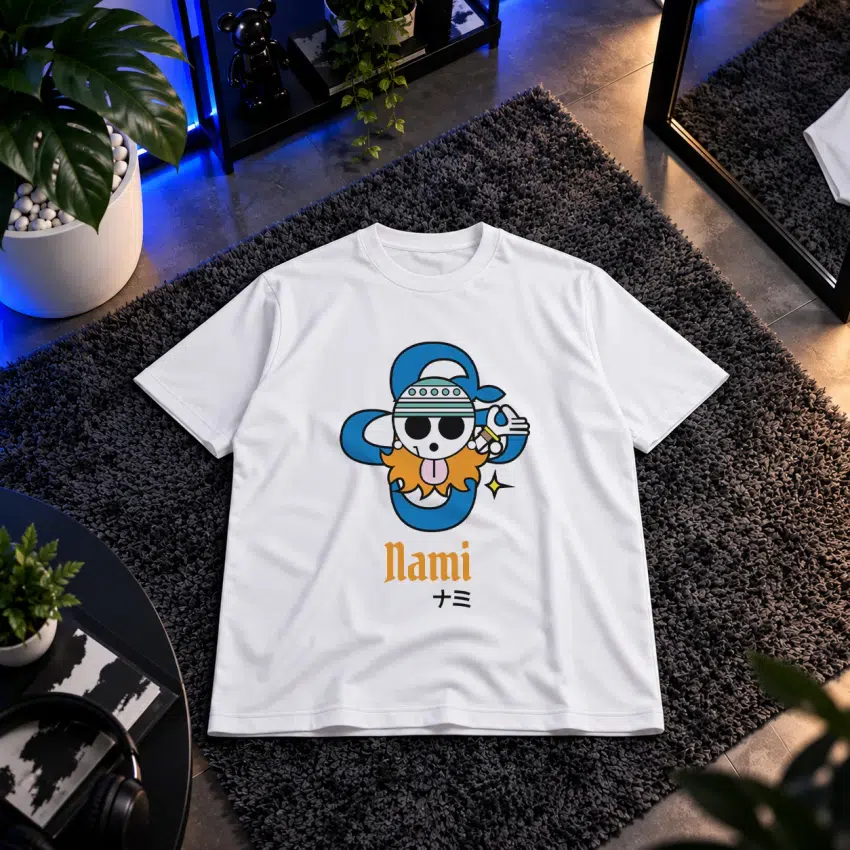 تیشرت انیمه وان پیس طرح نماد نامی (Nami)