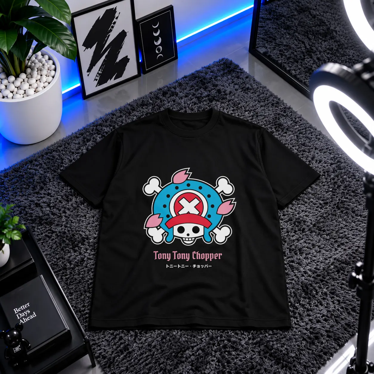 تیشرت انیمه وان پیس طرح چاپر (Tony Tony Chopper) کد 24961