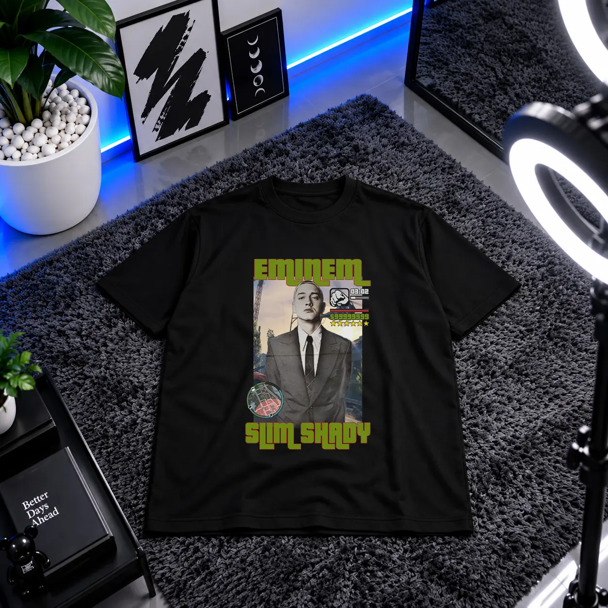 تیشرت امینم طرح Slim Shady (Eminem) کد 25179