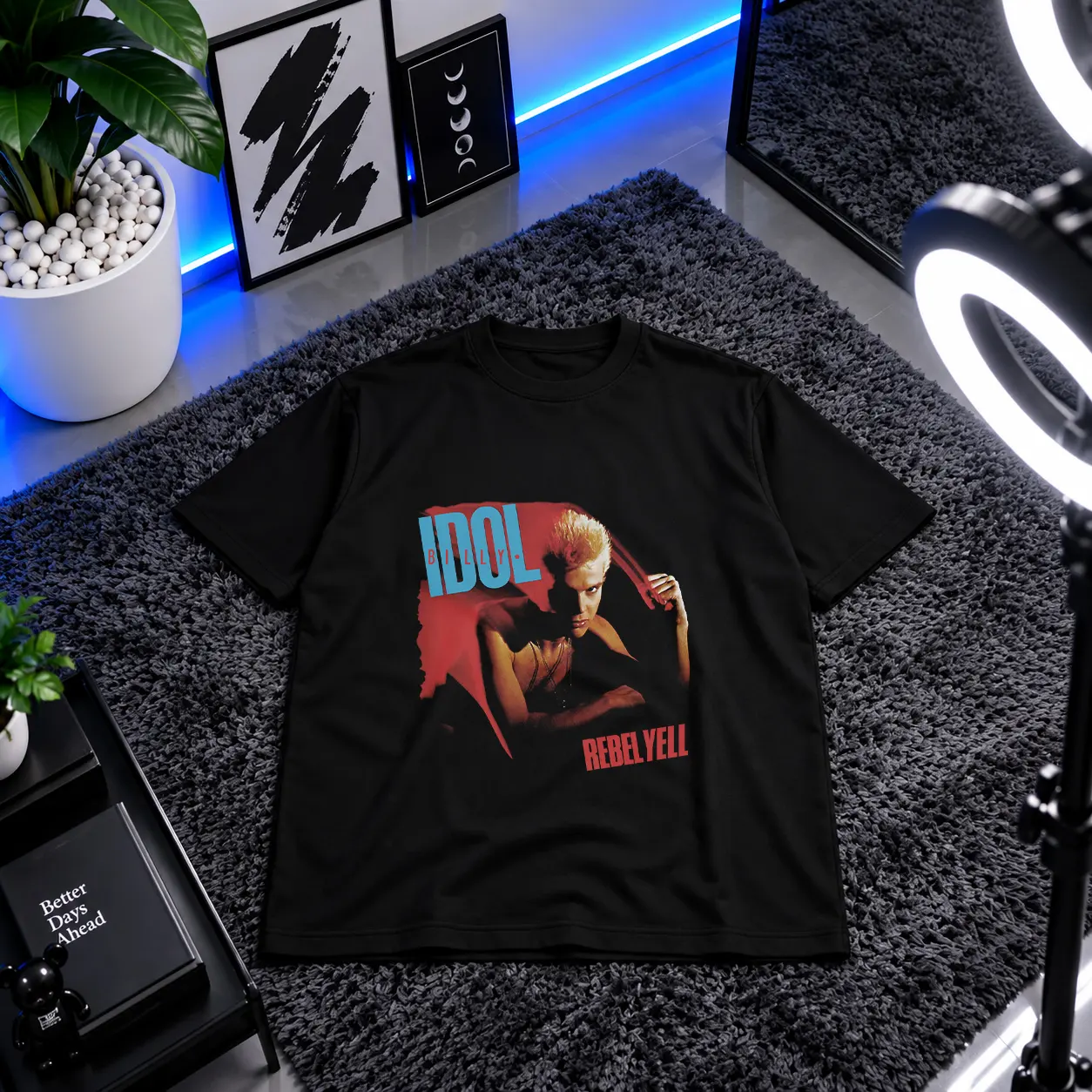 تیشرت بیلی آیدل طرح Rebel Yell (Billy Idol) کد 25290