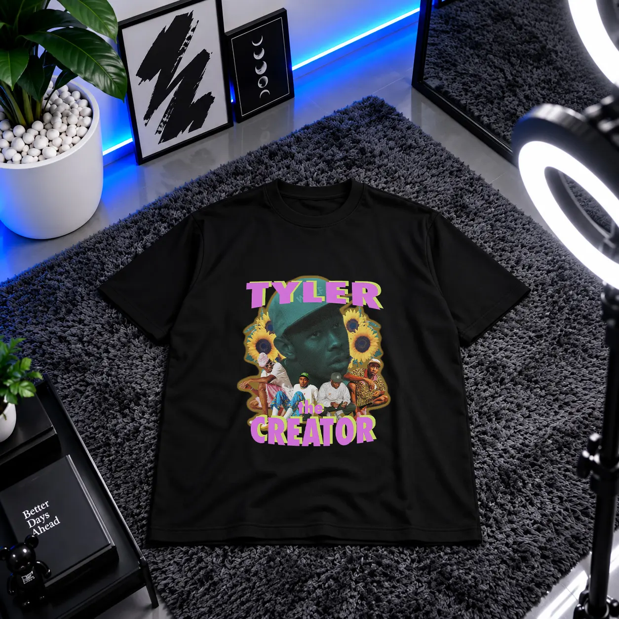 تیشرت تایلر د کریتور طرح پرتره (Tyler, The Creator) کد 25322