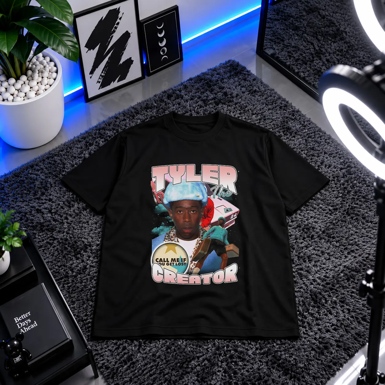 تیشرت تایلر د کریتور طرح Call Me If You Get Lost (Tyler, The Creator) کد 25380