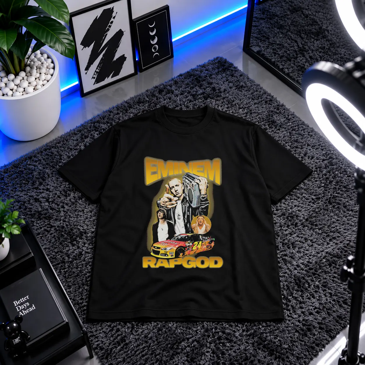 تیشرت امینم طرح Rap God (Eminem) کد 25392