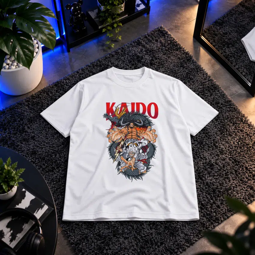 تیشرت انیمه وان پیس طرح کایدو اژدها (Kaido)