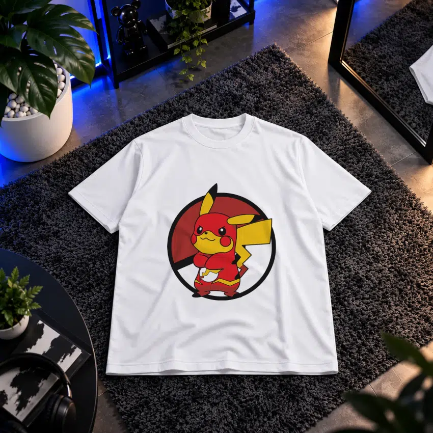 تیشرت پوکمون طرح پیکاچو ددپول (Deadpool Pikachu)