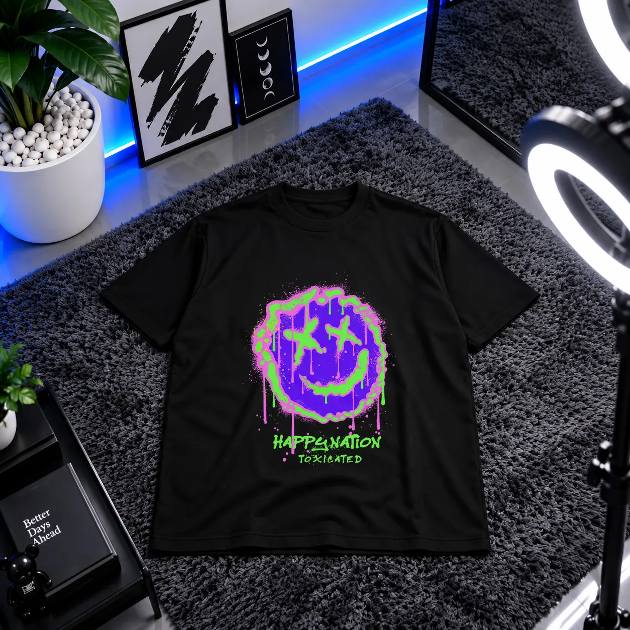 تیشرت لبخند روان‌گردان (Acid Smile) کد 257