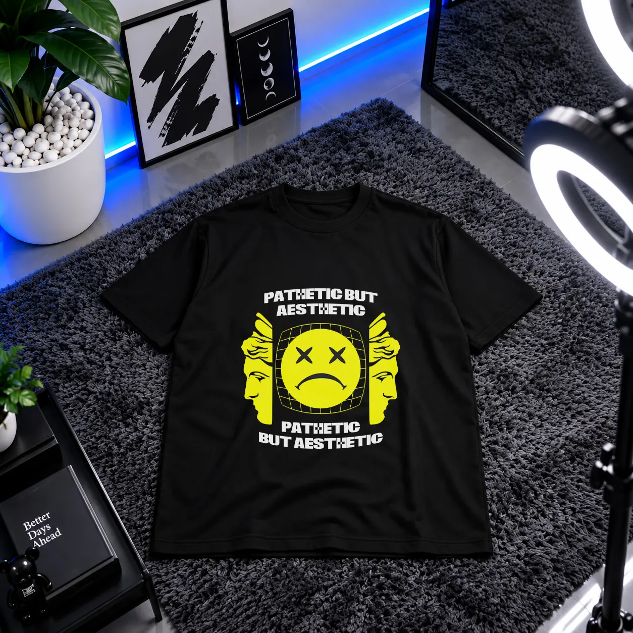 تیشرت طرح Pathetic But Aesthetic کد 25720