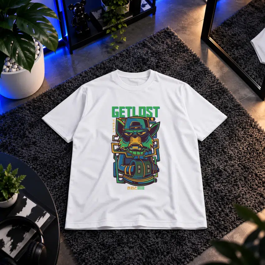 تیشرت ماسک تیکی طرح Get Lost