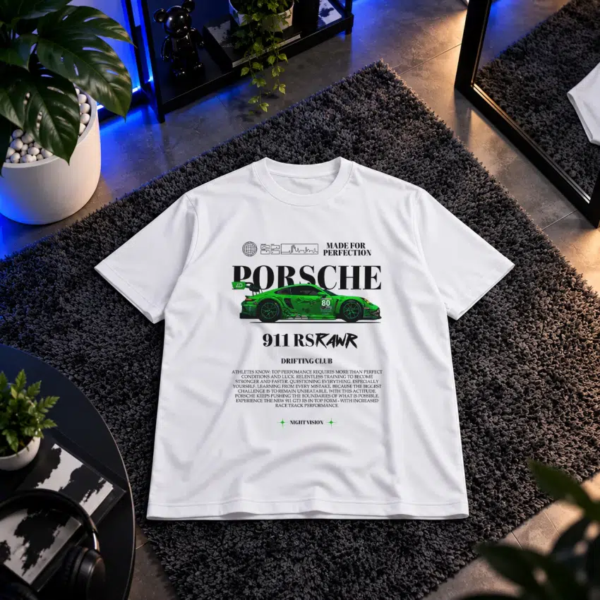تیشرت پورشه طرح Drifting Club