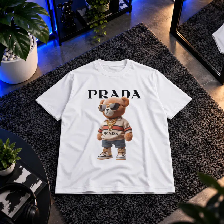 تیشرت خرس عروسکی طرح Prada