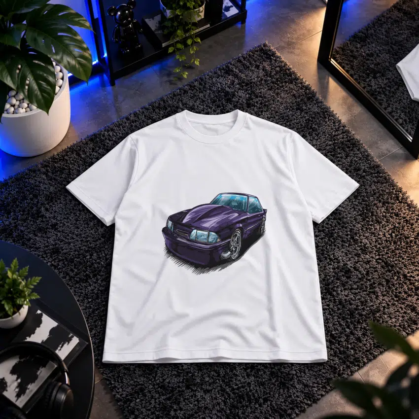 تیشرت ماشین کلاسیک طرح لورایدر (Lowrider)