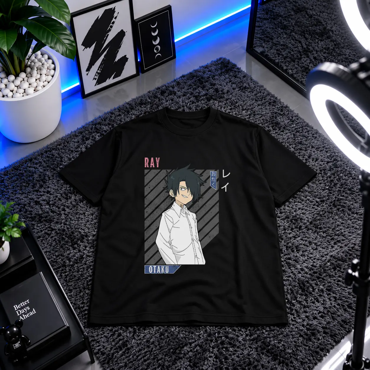 تیشرت انیمه ناکجاآباد موعود طرح ری Otaku کد 26365