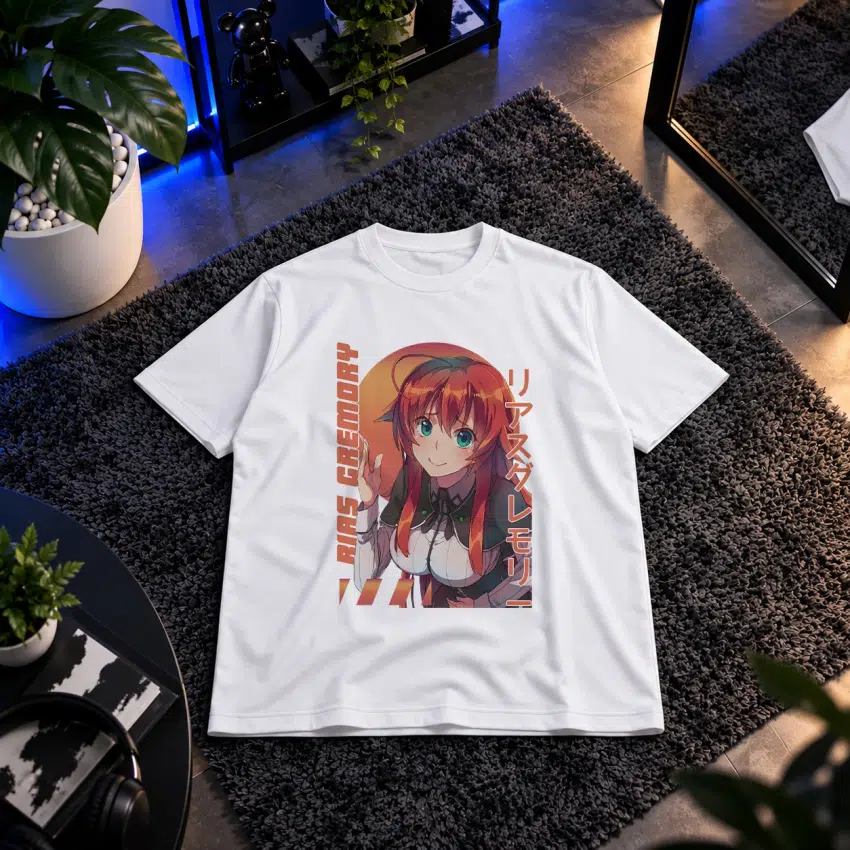 تیشرت انیمه طرح ریاس گرموری پوستری (Rias Gremory)