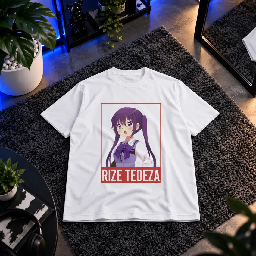 تیشرت انیمه طرح رایزه تدزا قرمز