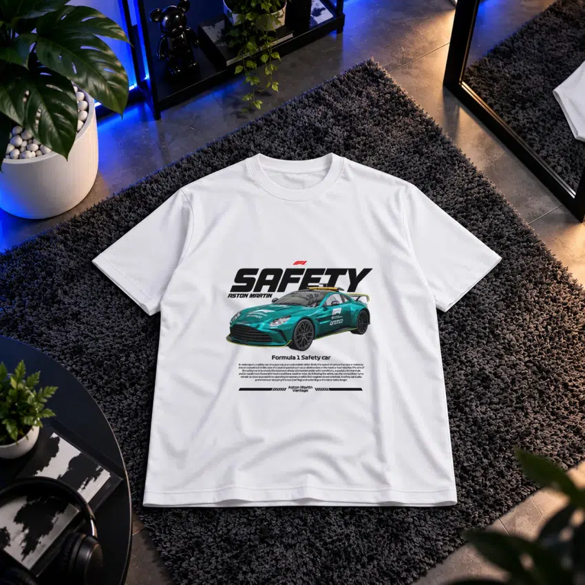 تیشرت فرمول یک طرح Safety Car