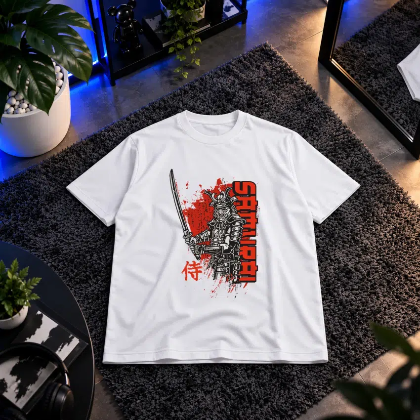 تیشرت سامورایی طرح Samurai پاشیده