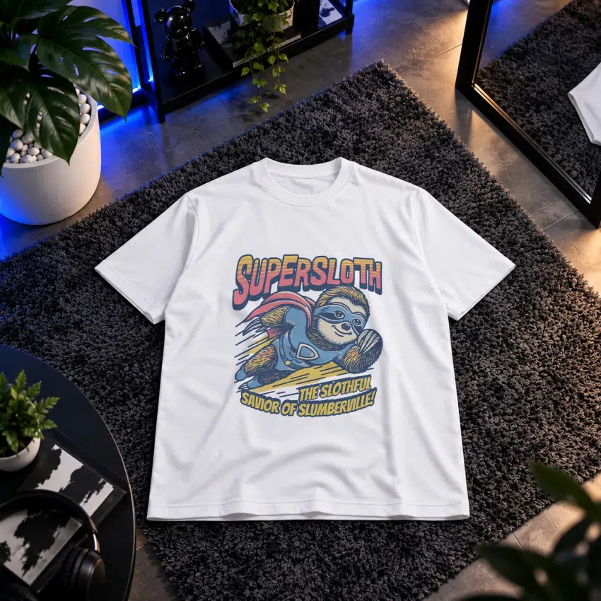 تیشرت تنبل طرح Supersloth