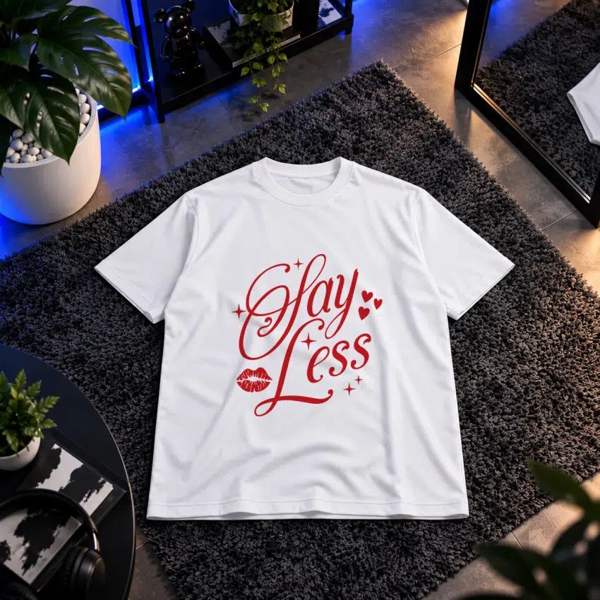 تیشرت نوشته Stay Less