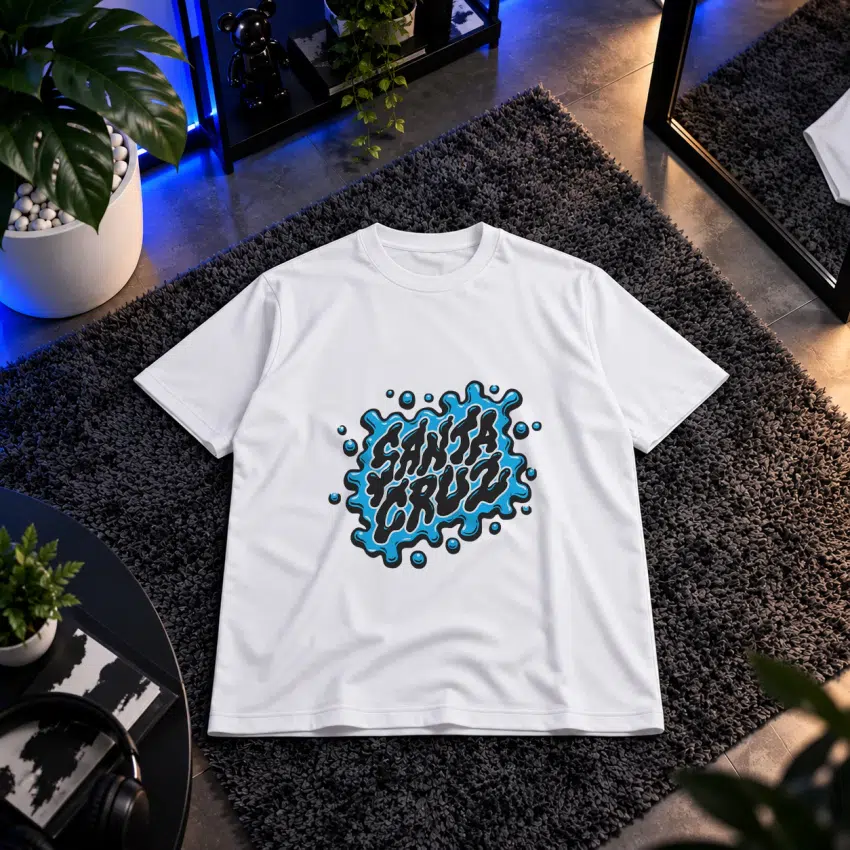 تیشرت طرح لوگوی Santa Cruz