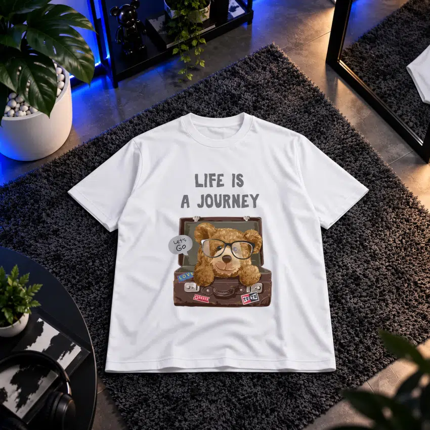تیشرت خرس عروسکی طرح Life is a Journey