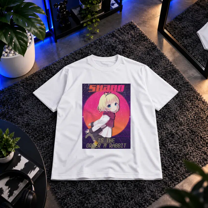 تیشرت انیمه طرح Is the Order a Rabbit