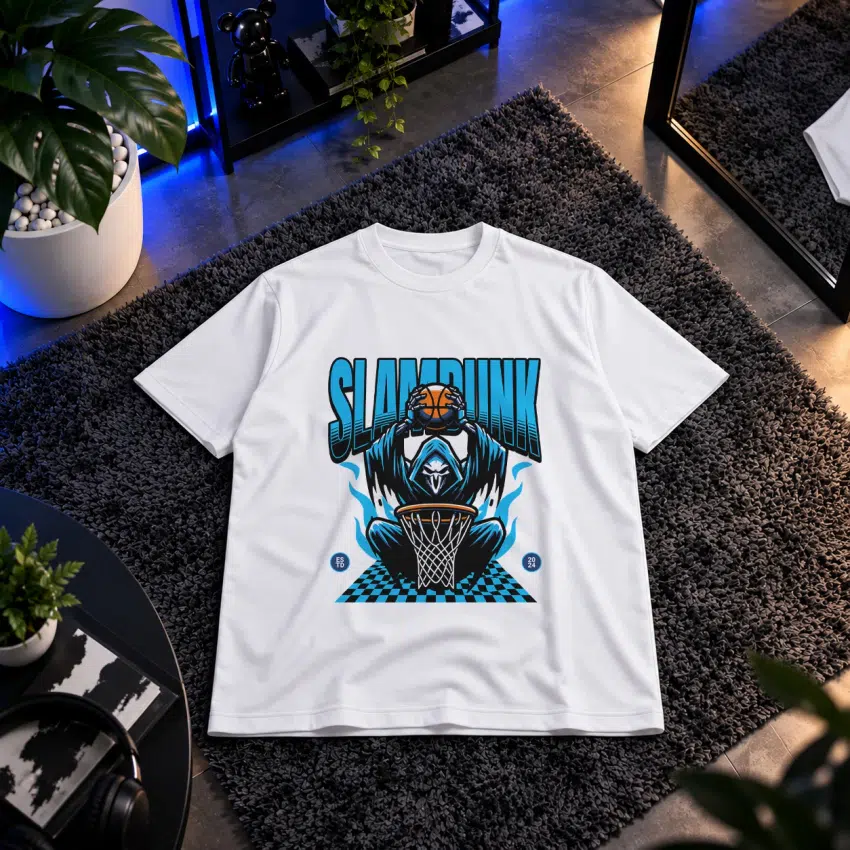 تیشرت بسکتبال طرح Slamdunk سایبری
