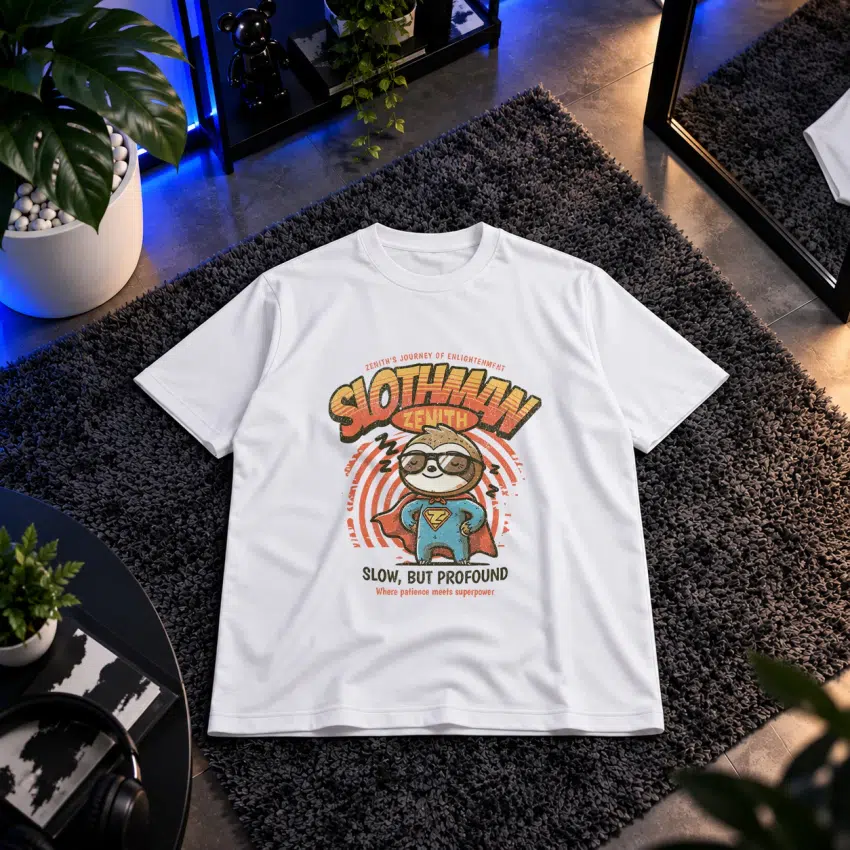 تیشرت تنبل طرح Slothman Zenith