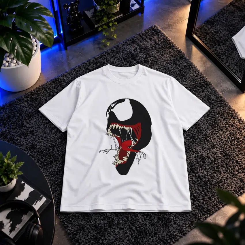 تیشرت ونوم طرح چهره رنگی (Venom)