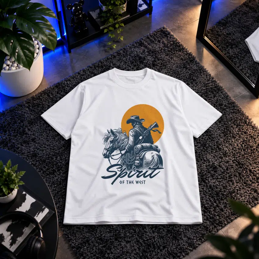 تیشرت کابوی طرح روح غرب (Spirit of the West)