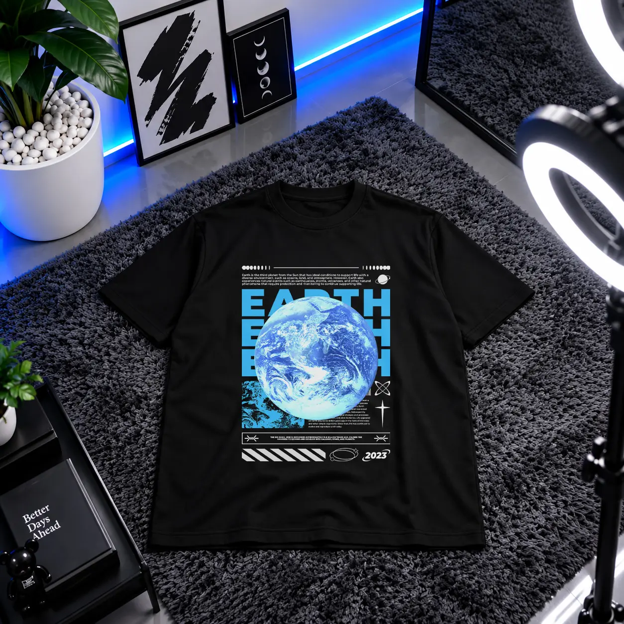 تیشرت زمین و طبیعت (Earth Planet) کد 282
