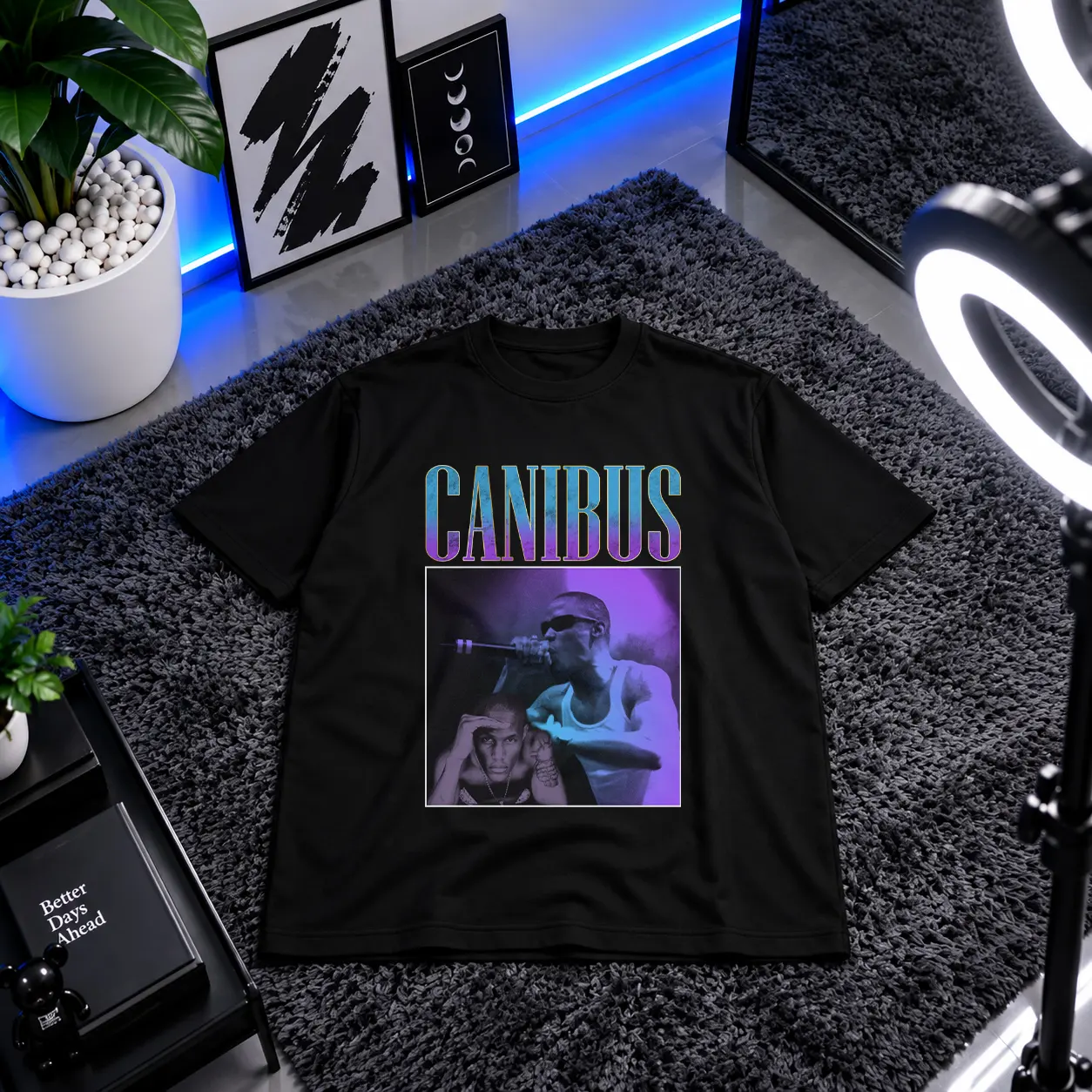 تیشرت کنیبوس طرح پرتره (Canibus) کد 28242