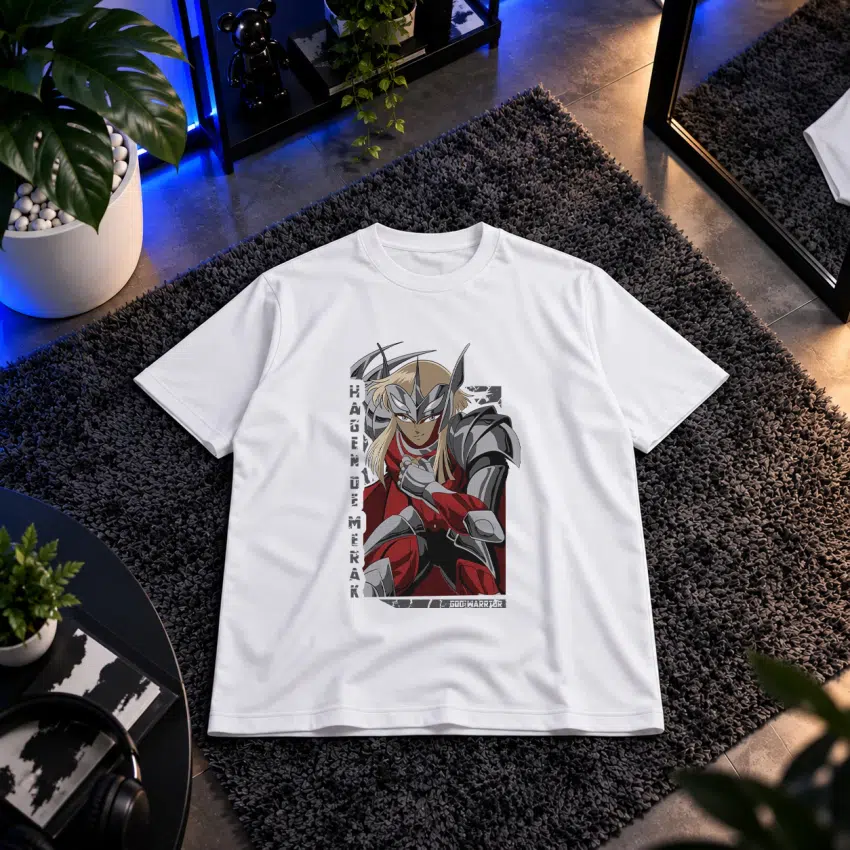 تیشرت انیمه سنت سیا طرح شوالیه زره (Saint Seiya)