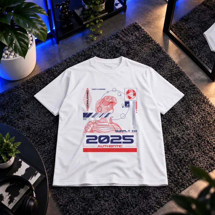 تیشرت طرح عروس دریایی Authentic 2025