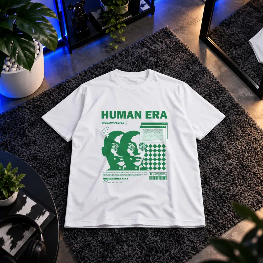 تیشرت طرح چهره‌های Human Era