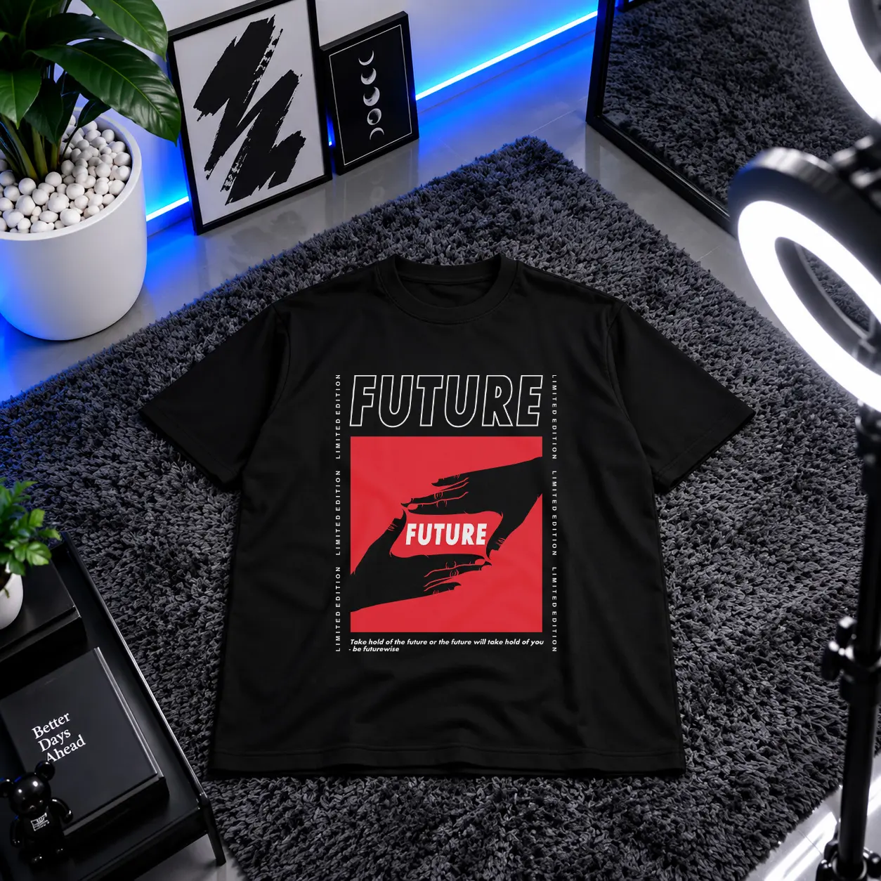 تیشرت تایپوگرافی Future کد 28898