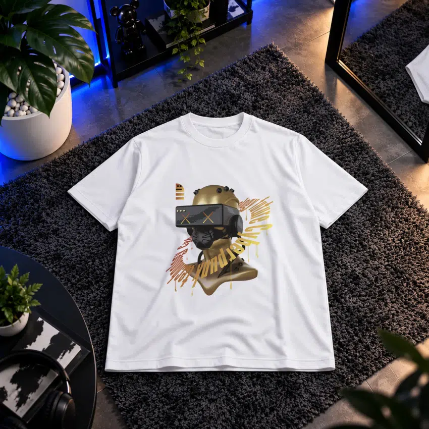 تیشرت طرح شخصیت واقعیت مجازی Hip-Hop