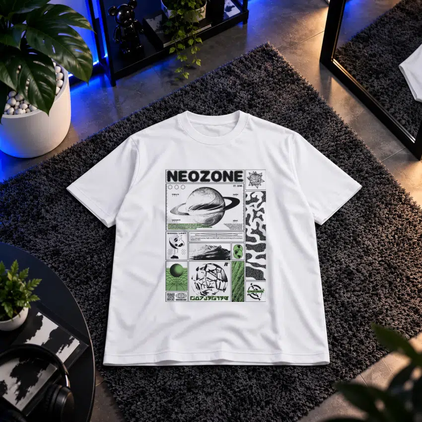 تیشرت طرح سیاره زحل Neozone