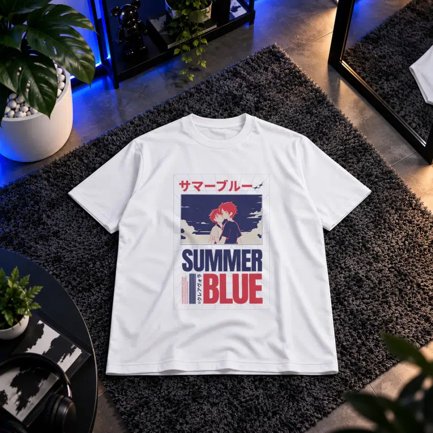 تیشرت طرح تودوروکی Summer Blue