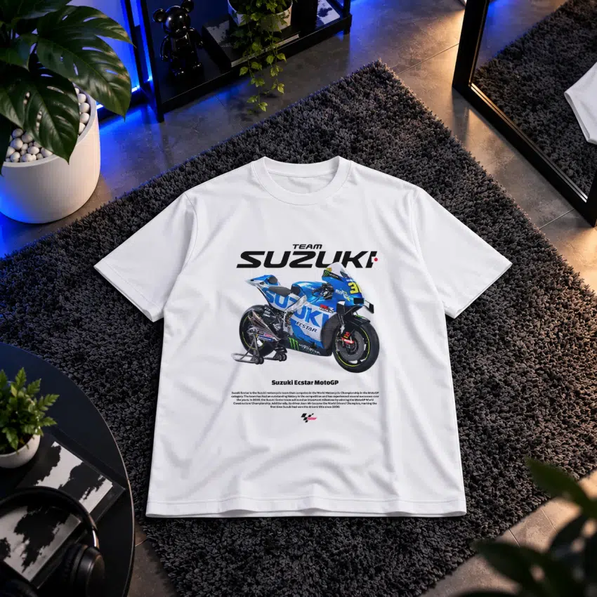 تیشرت طرح Suzuki Ecstar MotoGP
