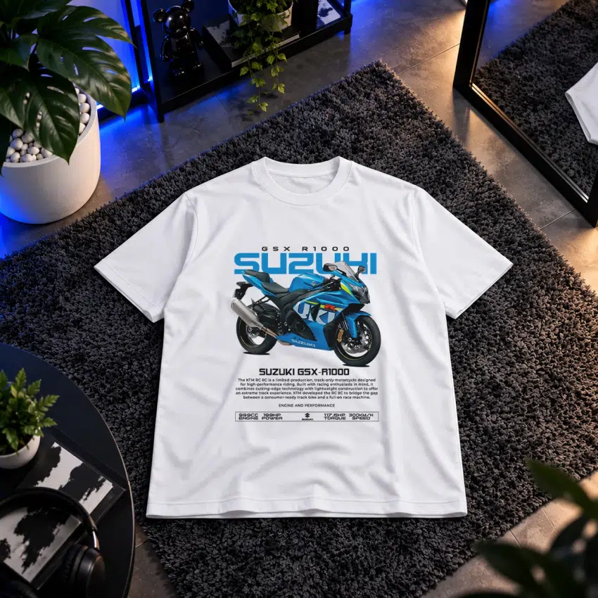 تیشرت طرح Suzuki GSX-R1000
