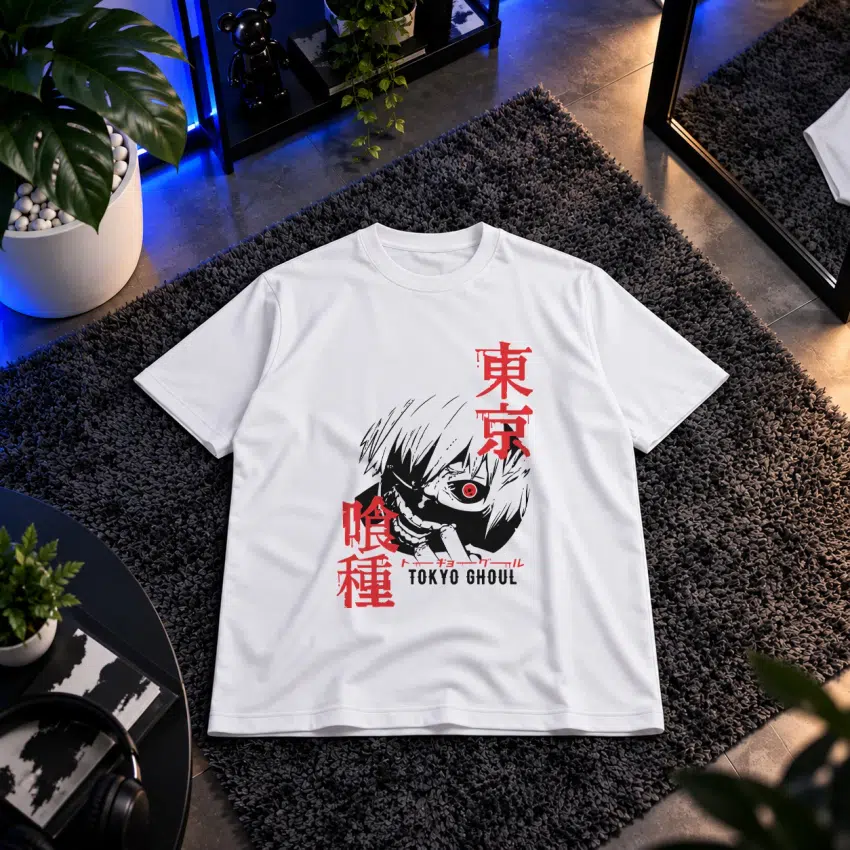 تیشرت طرح کانکی Tokyo Ghoul