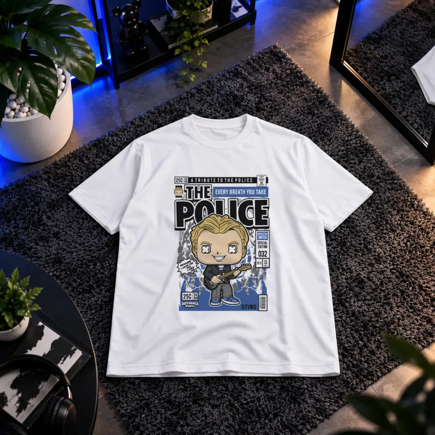 تیشرت طرح گروه The Police و Sting