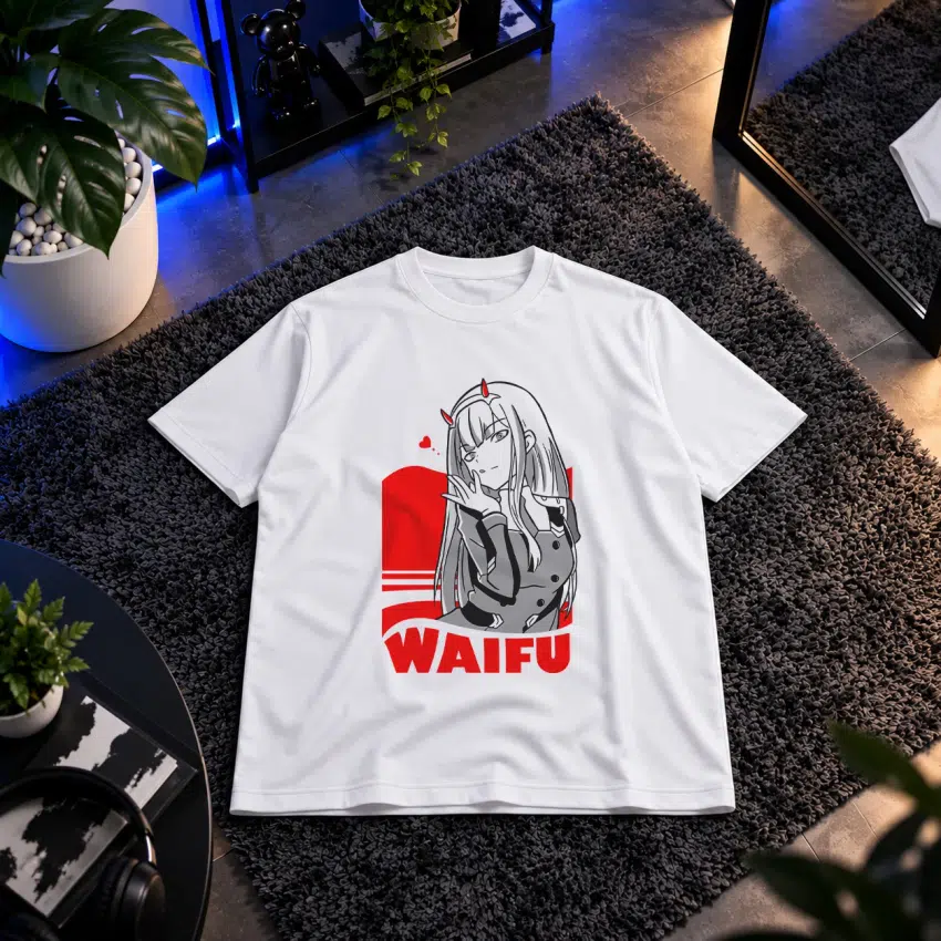 تیشرت طرح Zero Two Waifu