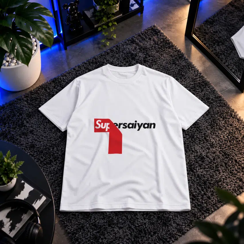 تیشرت طرح لوگوی Super Saiyan