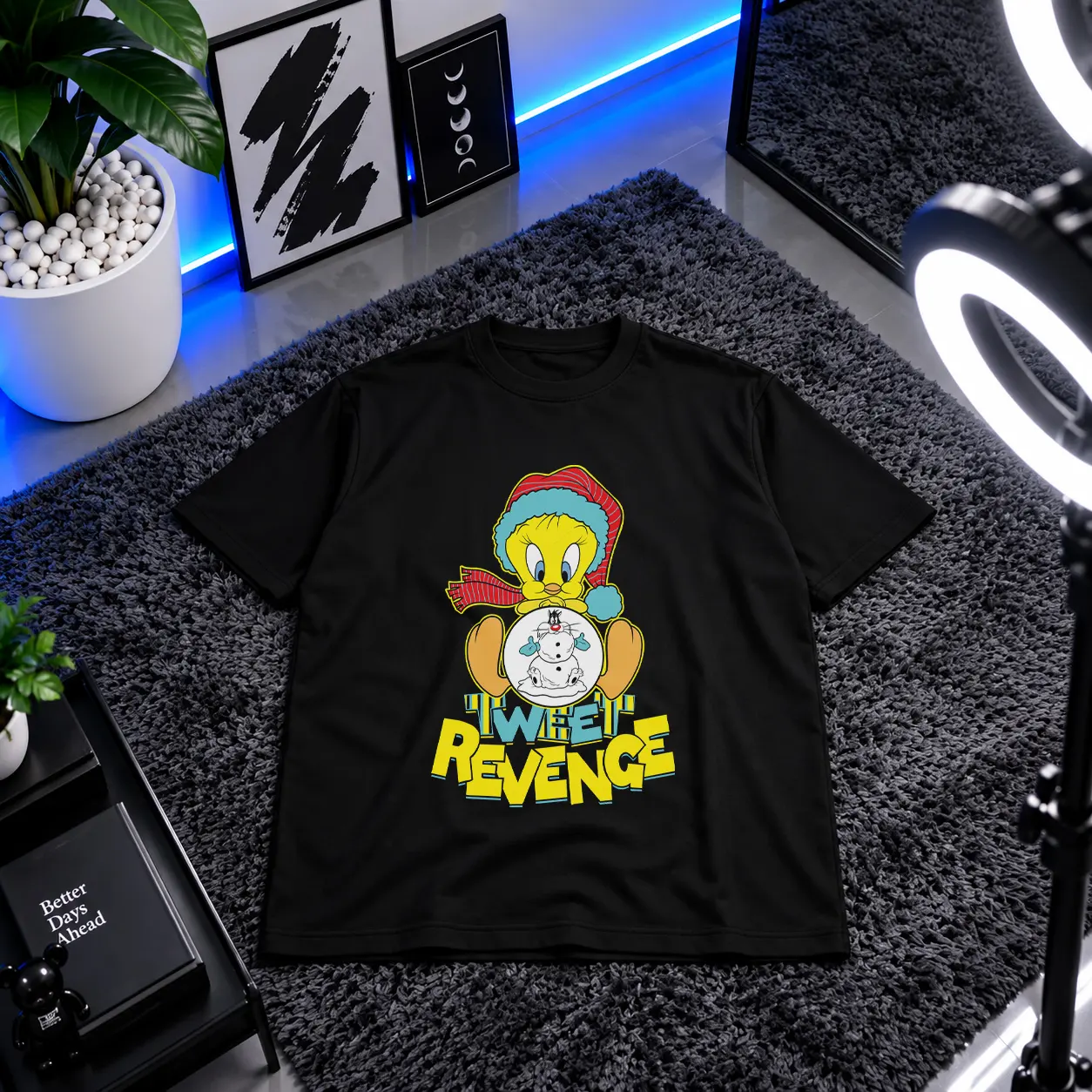 تیشرت توییتی کریسمسی طرح Sweet Revenge کد 30143